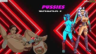 Let's play with pussies of the galaxy in this holiday fun.