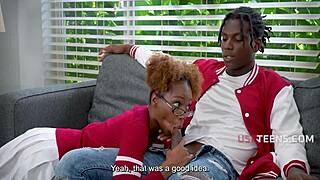 Tutor Freely Uses Black Step Sibling Duo For Science! Lacey London And Teen 18+