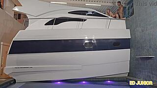Fucking Blonde Teen On Yacht
