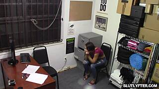 natalie grinds on cock as studs rub her pierced clit with brown eyes