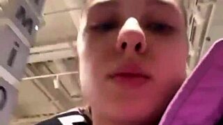 hey, check out this bbw giving a blowjob in public