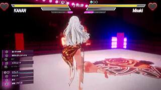 i'm playing this lesbian game and it's so hot, the characters are battling with passion