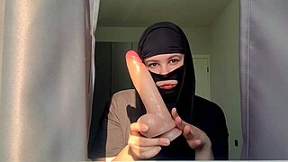 a muslim teacher performs deepthroat for the first time in a homemade video