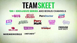 I'm the stepmother wanting more, fucking my stepson with titty fuck and cowgirl