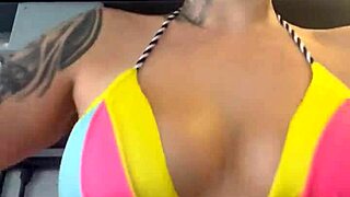 Sweaty Blonde With Big Tits Gets Wet Pussy At Copacabana Beach Gym