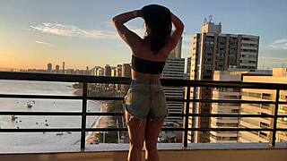 I enjoy fucking at sunset in cowgirl position