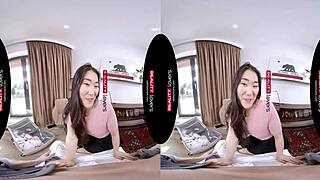 Katana The Asian Dragon Rides Monster Cock