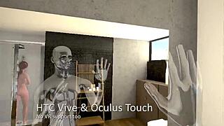 I take a shower in the new trailer