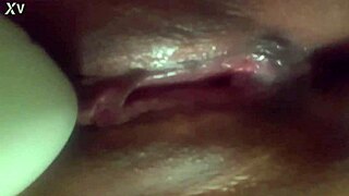 Latina Mom Uses Strong Vibrator For Intense Masturbation Close-Up