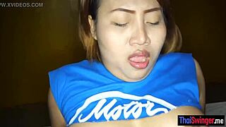 This thai babe getting creampie in pov session! 😍