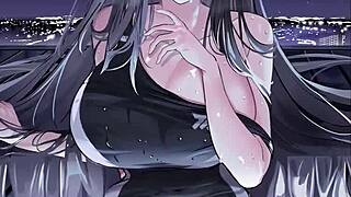 In rio hentai, the big tits babe enjoys intense sex with huge cocks