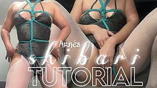 Shibari Tutorial With Masturbation!