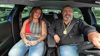 i picked up marcelle pimenta, that juicy tattooed milf, and she let loose everything