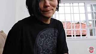 My Neighbor's Tattooed Japanese Wife Sucks Dick Deepthroat!