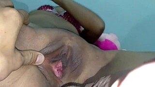 Her wet pussy gets filled