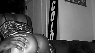 amateur couple feels passionate orgasm riding big black cock to cream pie