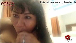 Milf boldly sucks cock of young fans in homemade video