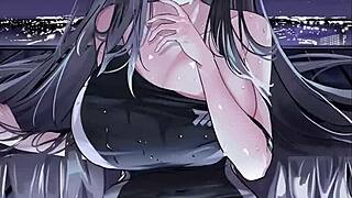 In rio hentai, the big tits babe enjoys intense sex with huge cocks