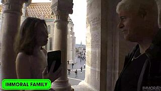 Curvy amateur with big tits in doggystyle