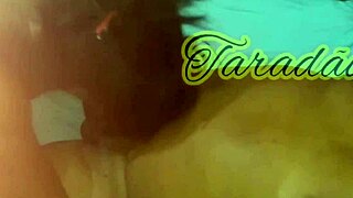 Latina ebony babe in lingerie gets ass touched and blowjob