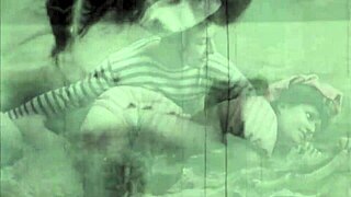 Vintage Illustration of Erotic Lesbian Scene