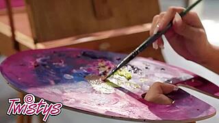 lulu chu masturbates in lingerie around the house moaning loud