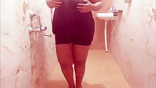 Sneaky Horny Milf Shows Off Her Big Tits And Boobs