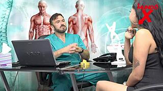 she asks her doctor to fuck her hard in the office