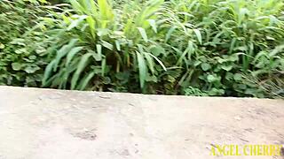 She Takes The Biggest Black Cock In Her Wet Pussy