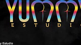 Cute slim Brazilian queen Kimi drinks pee and swallows loads after intense DP.