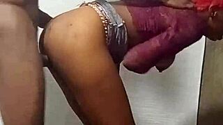 Fucking My Friends Slutty Little Sister Hard And Fast Standing Doggy