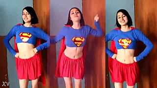 Epic sax guy dances with a gamer girl in an intense battle