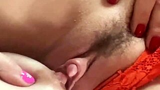 Dove fucking big clit big tits nipple play in kitchen