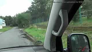 Pick up blondie gives her muff in doggy and moans so loud.