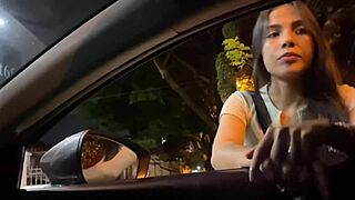 sucking stranger's cock in the car?