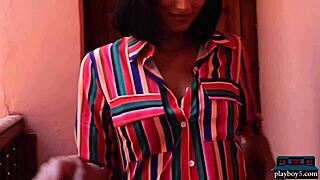 Angel constance narrates her striptease, showing fantastic curves.