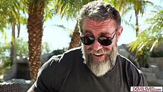 petite latina teen gets fucked by old man with blowjob and deepthroat