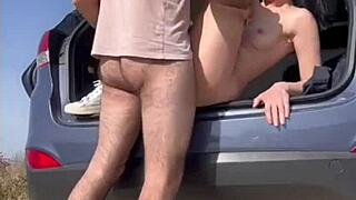 How About a Blowjob with a Perfect Cumshot in the Trunk