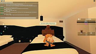 Blonde petite rides big black cock in doggystyle