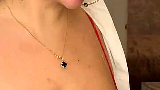 milf with huge tits pouring milk, will you lick the milk off my boobs?