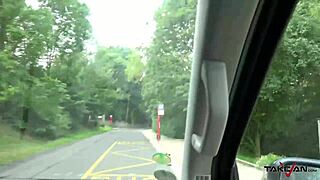 Pick up blondie gives her muff in doggy and moans so loud.