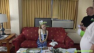 Luna Lips in gangbang, pregnant pussy fucked by horny hung cocks