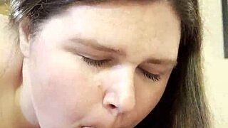 Feeling The Passion As Sexy BBW Poppy Cohen Sucks Monster Cock POV With Big Ass And Tits