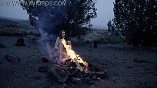 Fantasy Baremaidens At The Campfire In Outdoor Setting