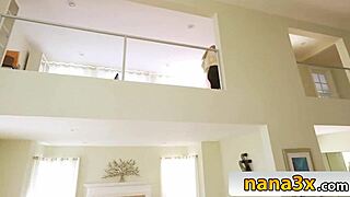 Ultra-horny stepnana seduces with her giant boobs