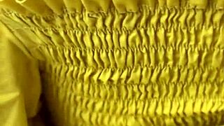 homemade video of young wife and husband on the porch