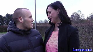 British Milf In Stockings Doggystyle Facial Cum