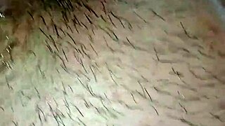 my latina teen wife gets her wet hairy pussy licked by husband for first creampie homemade session