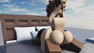 blacked femboy bent over for monster cock in doggystyle, whore gets pussy pounded