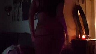 Latina teases with big ass striptease